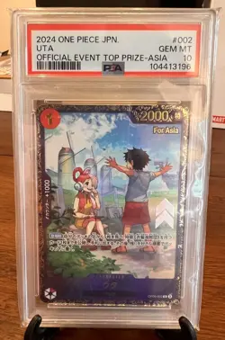PSA 10 One Piece Card Uta R OP09-002 Flagship Battle Promo Card Japanese 2024 - Image 1