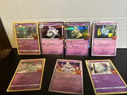 Spooky & Sweet Pokemon Card Lot: Mimikyu, Greavard, Marshadow & More! NM - Image 1