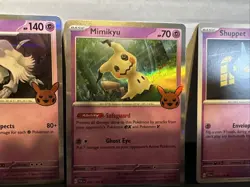 Spooky & Sweet Pokemon Card Lot: Mimikyu, Greavard, Marshadow & More! NM - Image 4