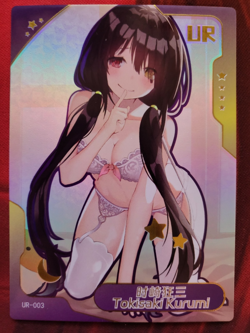 Senpai Goddess Haven 5 - UR-003 - Tokisaki Kurumi - Date A Live - Waifu Card - Image 1