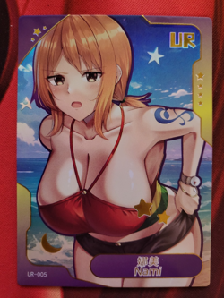 Senpai Goddess Haven 5 - UR-005 - Nami - One Piece - Waifu Card - Image 1
