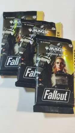 Fallout Collector Booster Pack Magic: The Gathering MTG (15 Cards) New Sealed - Image 1