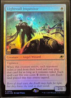 MTG Edge Of Eternities Lightstall Inquisitor Foil (Rare) - Image 1