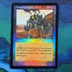 Mtg Urza's Saga foil Thran Quarry, Mp - Image 1