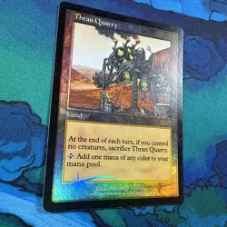 Mtg Urza's Saga foil Thran Quarry, Mp - Image 2