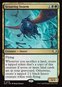 MTG - 4 x Scouring Swarm - Playset 4x x4 - Edge of Eternities - Image 2