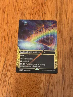 Cascading Cataracts (0095) - Galaxy Foil - Borderless Edge of Eternities MTG EoE - Image 1
