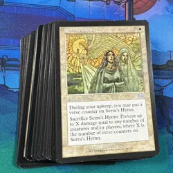 Serra's Hymn - Urza's Saga #48/335 MTG Magic The Gathering, Lot Of 42 - Image 1
