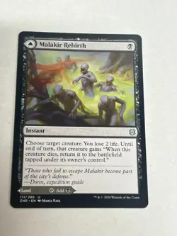 Magic The Gathering Malakir Rebirth Zendikar Rising Regular Card MTG NM - Image 1