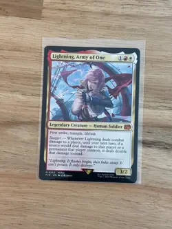 Lightning, Army of One - Final Fantasy MTG Magic Mythic FFXIII 0233 - Image 1