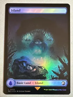 MTG / Island / REX / #0022 / FOIL (Full Art) / Land / NM - Image 2