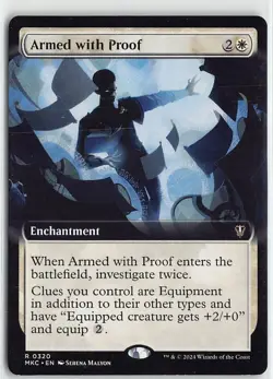 MTG Commander Murders at Karlov Manner Armed with Proof (Extended Art) #320 - Image 1