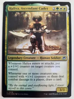 Haliya, Ascendant Cadet #0218 Edge of Eternities MTG Magic NM Foil - Image 1