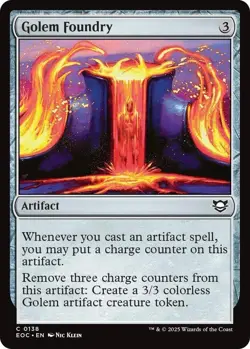 NM Golem Foundry, MTG, Edge of Eternities, Magic the Gathering, 138 - Image 1