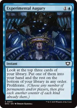 NM Experimental Augury, MTG, Edge of Eternities, Magic the Gathering, 73 - Image 1