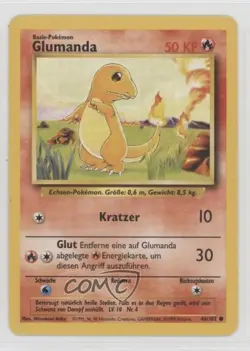 Charmander German Pokemon Base Set #46 1999 0xk3 - Image 1