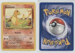 Charmander German Pokemon Base Set #46 1999 0xk3 - Image 3