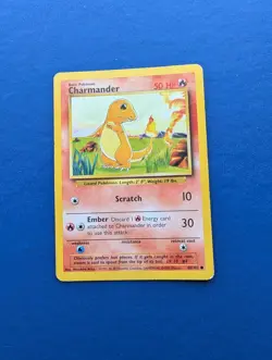 Pokemon Charmander: Base Set #46 - EX - Image 1