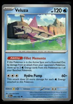 Pokemon SV04: Paradox Rift #054/182 Veluza Freshly Pulled - Image 1