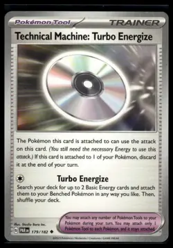Pokemon SV04: Paradox Rift #179/182 Technical Machine: Turbo Energize - Image 1
