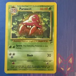 * Base Set 2 - MP - Parasect 55/130 - Unlimited WOTC Vintage Pokemon (US Seller) - Image 1