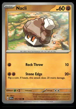 Pokemon SV04: Paradox Rift #101/182 Nacli Freshly Pulled - Image 1
