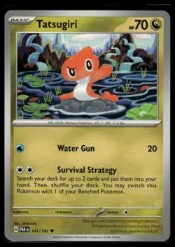 Pokemon SV04: Paradox Rift #141/182 Tatsugiri Freshly Pulled - Image 1