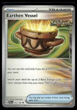 Pokemon SV04: Paradox Rift #163/182 Earthen Vessel Freshly Pulled - Image 1