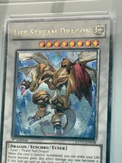 Yugioh Life Stream Dragon EXVC-EN038 Ultimate Rare 1st Ed PSA 9 MINT EU print - Image 5