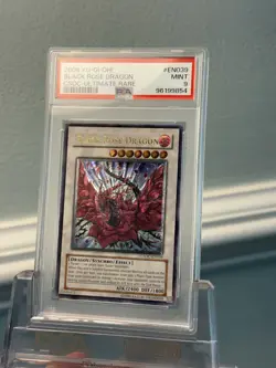 Black Rose Dragon Ultimate Rare CSOC-EN039 PSA 9 MINT YuGiOh - Image 1