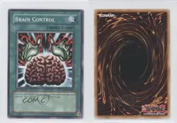 Brain Control 1st Ed. YuGiOh Jaden Yuki Starter Deck #YSDJ-EN030 2007 0n8 - Image 3