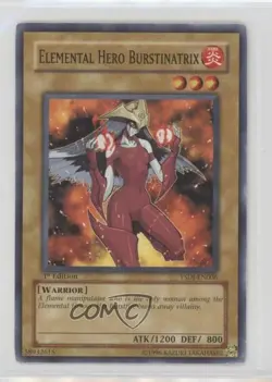 Elemental HERO Burstinatrix 1st Ed. YuGiOh Jaden Yuki Starter Deck 2007 0yj1 - Image 1