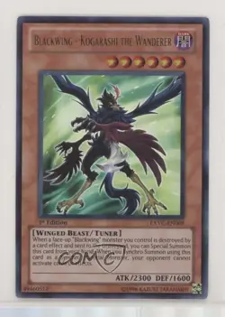 Blackwing - Kogarashi the Wanderer 1st Ed. YuGiOh Extreme Victory u3f - Image 1