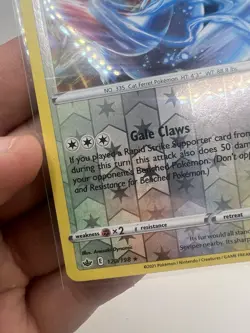 120/198 ZANGOOSE REVERSE HOLO CHILLING REIGN POKEMON CARD LP/NM - Image 5