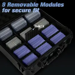 Graded Card Case Storage Box: Trading Box with 9 Dividers for... - Image 3