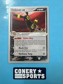 Umbreon ex 112/115 Jimmy Ballard WORLD CHAMPIONSHIP 2006 Unseen Pokemon Card NM - Image 1