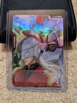 SDCC Gundam Card Game Promo Zechs Merquise & Tallgeese RP-002 Resource English - Image 1