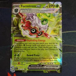 Forretress ex 002/091 - Paldean Fates - Double Rare - Pokemon Card - Image 1