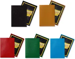Dragon Shield Standard Size Card Sleeves Gold, Jet, Emerald, Ruby, Sapphire - Image 2