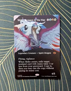 Shiko, Paragon of the Way [BORDERLESS FOIL] | Tarkir: Dragonstorm (MTG) | NM EN - Image 2