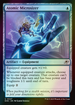 MTG Atomic Microsizer Foil ** Edge of Eternities ** English - Image 1