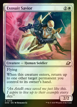MTG Exosuit Savior Foil ** Edge of Eternities ** English - Image 1