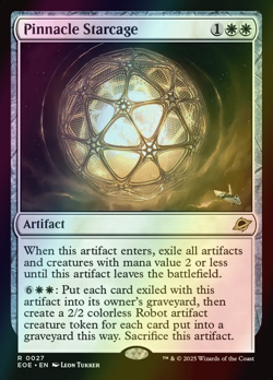 MTG Pinnacle Starcage Foil ** Edge of Eternities ** English - Image 1