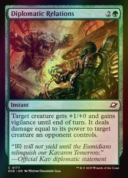 MTG Diplomatic Relations Foil ** Edge of Eternities ** English - Image 1