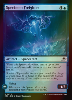 MTG Specimen Freighter Full Art Foil ** Edge of Eternities ** English - Image 1