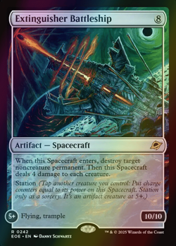 MTG Extinguisher Battleship Full Art Foil ** Edge of Eternities ** English - Image 1