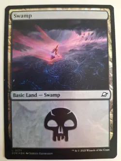 Swamp #0271 Edge of Eternities MTG Magic the Gathering NM Foil Basic Land - Image 1