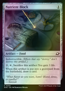 MTG Nutrient Block Foil ** Edge of Eternities ** English - Image 1