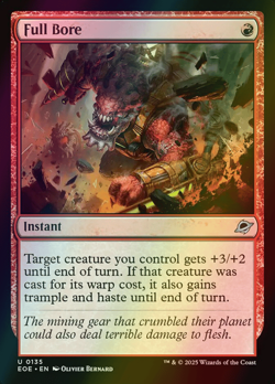 MTG Full Bore Foil ** Edge of Eternities ** English - Image 1