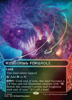 MTG Wandering Fumarole Borderless Foil ** eos ** En - Image 1